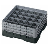 Cambro 25S638110 Camrack® Glass Rack With (3) Soft Gray Extenders Full Size