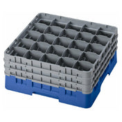 Cambro 25S738168 Camrack® Glass Rack With (3) Soft Gray Extenders Full Size
