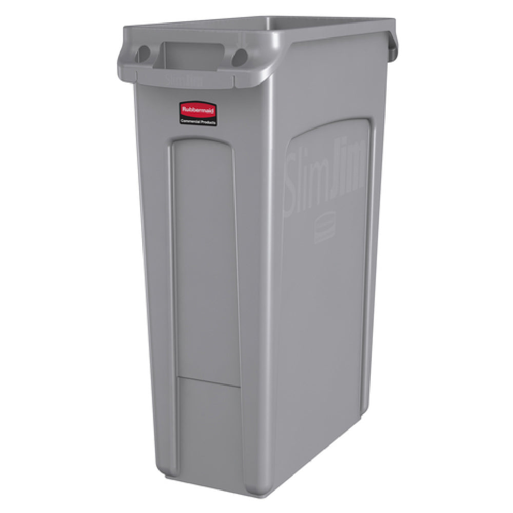 Rubbermaid FG354060GRAY Slim Jim® Container 23 Gallon 22"W X 11"D X 30"H