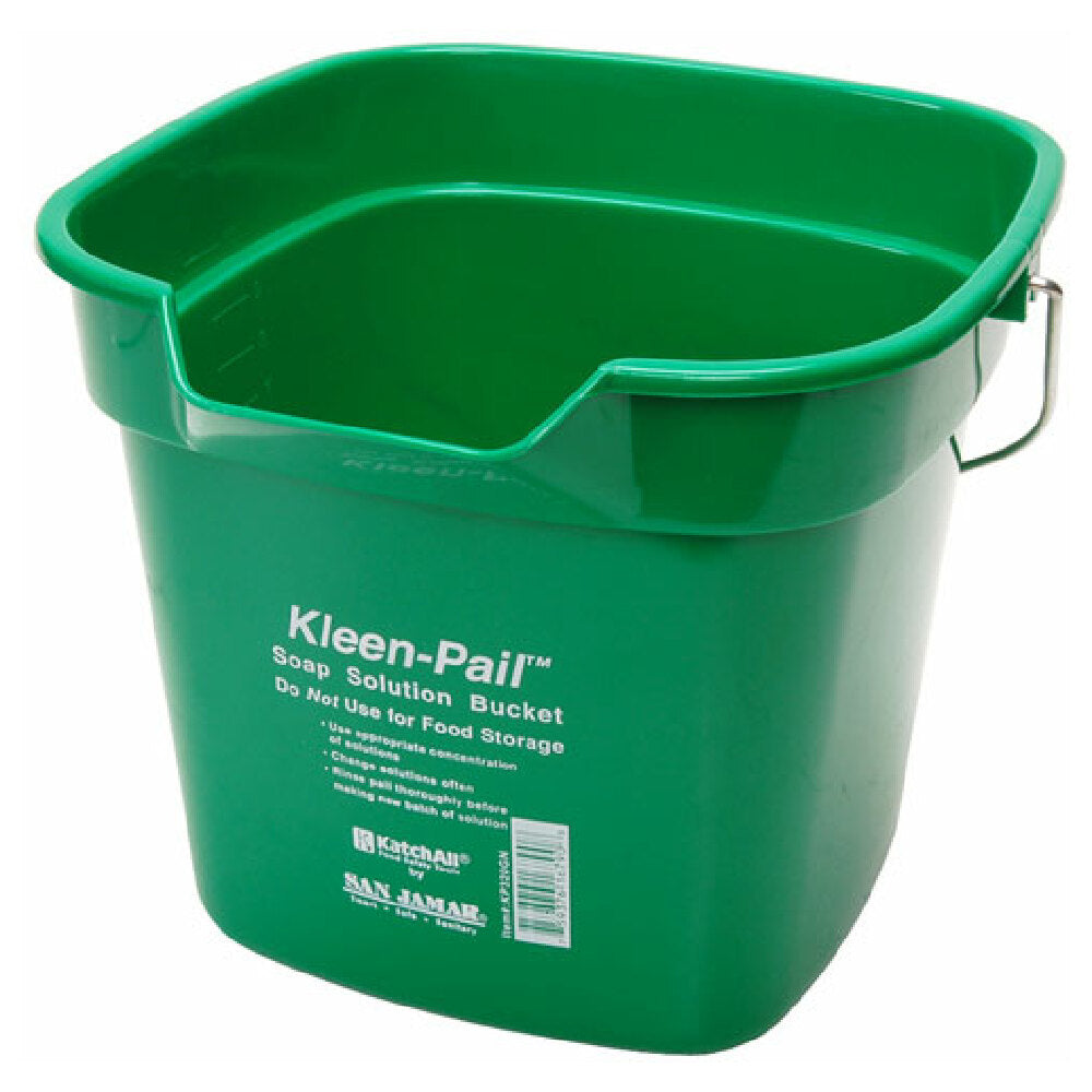 San Jamar SJKP320GN Pail 10qt Green