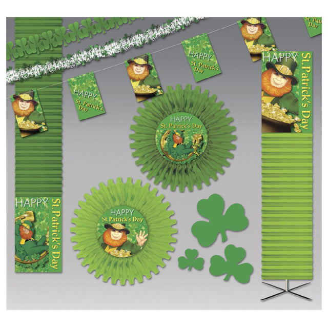 Hubert 28452 - Decoration Kit, Luck O' The Irish, 3000 Sq. Ft.