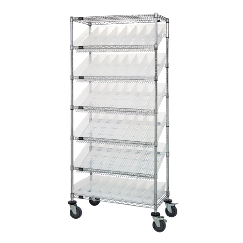 Quantum MWRS-7-103CL Bin Systems Unit Mobile 36"W X 18"D X 80"H