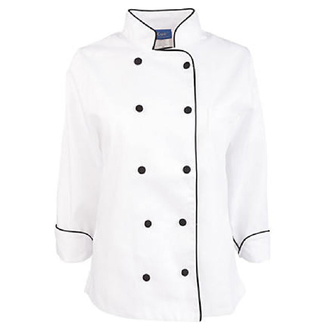 KNG 1879XS Kng Xs Ladies Chef Coat Executive Long Sleeve