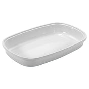 BauscherHepp T7814 Tura Collection Crock Insert 9/10 Qt. 10-7/16" X 6-3/8" X 1-9/16"H
