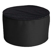 KNG 1880BLBK Kng Chef Hat Skull Cap Mesh Black