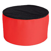 KNG 1880RDBK Kng Chef Hat Skull Cap Mesh Red