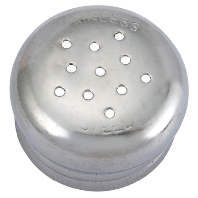Winco G-109C Glass Shaker Mushroom Top Stainless Steel For G-109