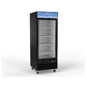 Hubert 112767 - Kratos 67K-218 One-Door Merchandising Freezer, 23 Cu. Ft., 31"Wself-closing Door With Magnetic Gaskets