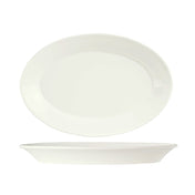 Libbey 905356823 (Formerly Syracuse China) Platter 13-3/8" X 9-1/2" X 1-1/2"H