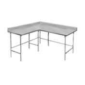 Advance Tabco KTMS-248 Work Table L-shaped 96" X 60" (specify Left & Right Sides)