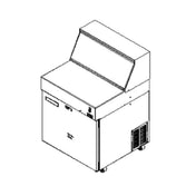 Delfield F18SC32-FSP Liquitec® Refrigerated Counter Sandwich/Salad Top Single Section