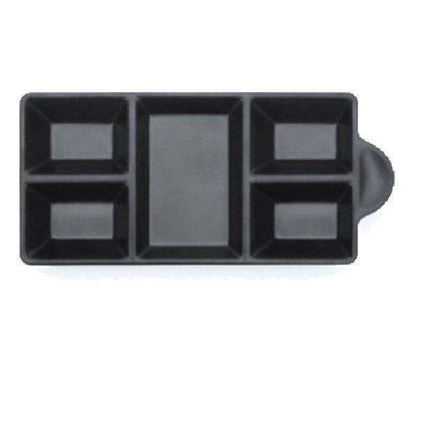 Elite Global Solutions JWT6C-B Tray 8-3/4"L X 4-3/8"W X 1"H Rectangular