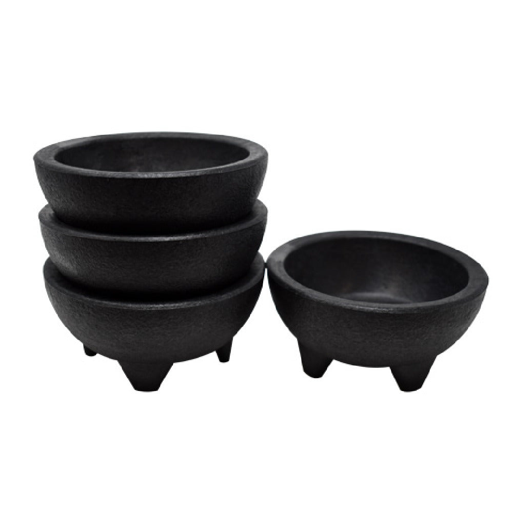 Omcan 80980 (80980) 4 Oz. Molcajete Salsa Bowl 4"Dia 1.6"H