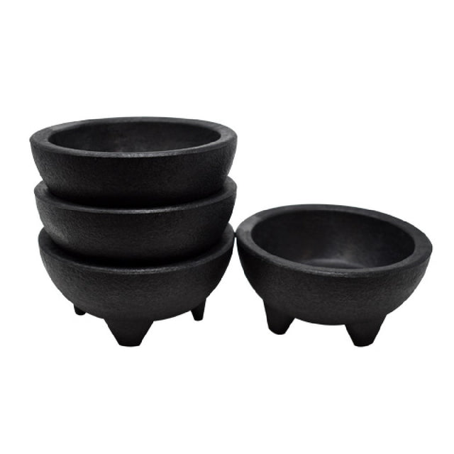 Omcan 80980 (80980) 4 Oz. Molcajete Salsa Bowl 4"Dia 1.6"H