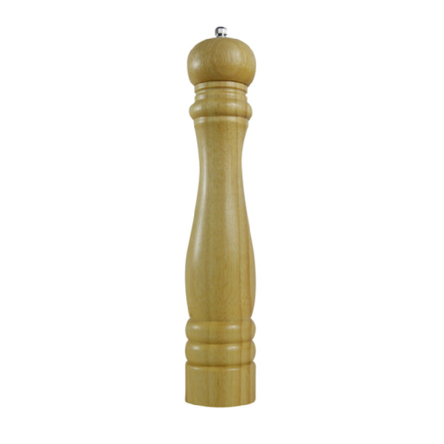 Thunder Group WDPM112BR Rubberwood Pepper Mill 12"H