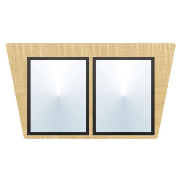 Hubert 86794 - Menu Board, 2-pocket, Wall-mount