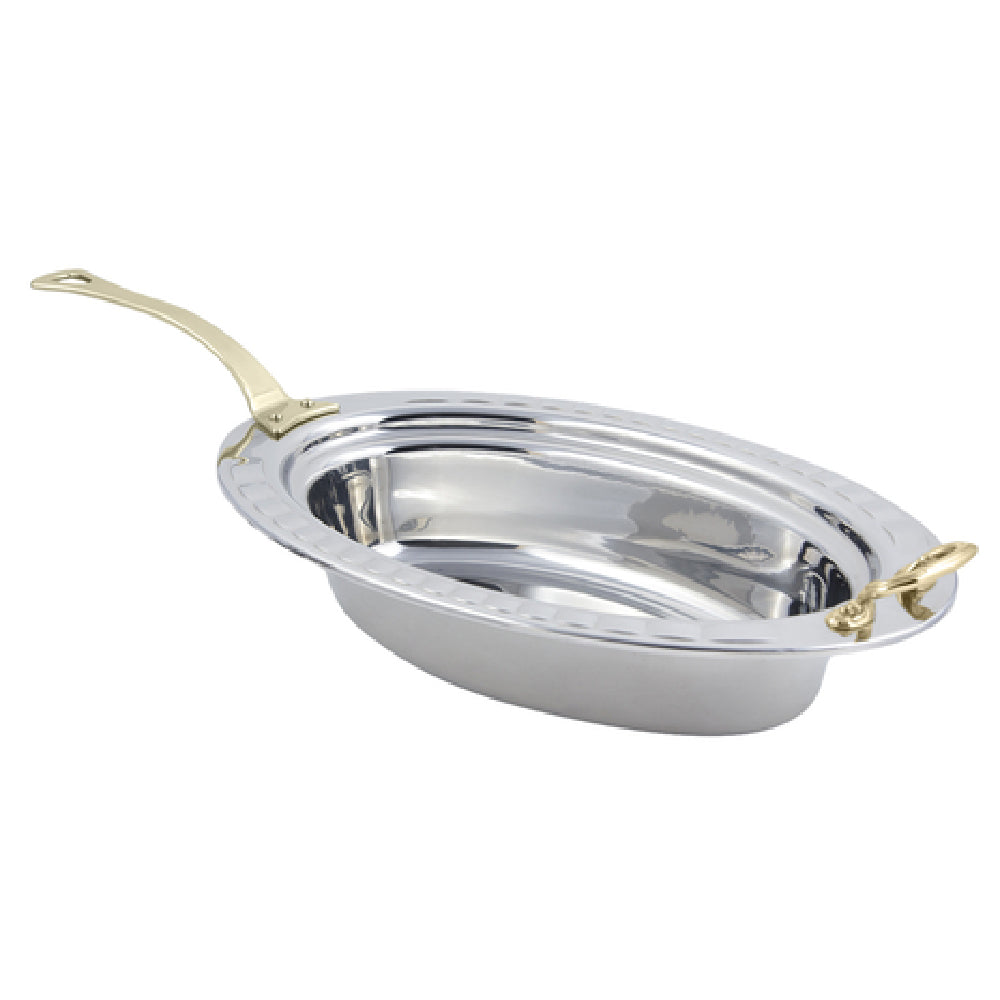 Bon Chef 5699HL Food Pan Full Oval 6-1/8 Qt. (196 Oz.) Capacity