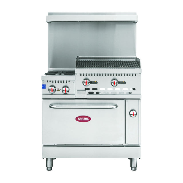 Hubert 97089 - Kratos Gas Range, Natural Gas, 36"