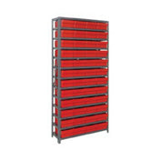 Quantum 1875-606_BLUE - Shelving Unit, 18"D X 36"L X 75"H, Heavy Duty