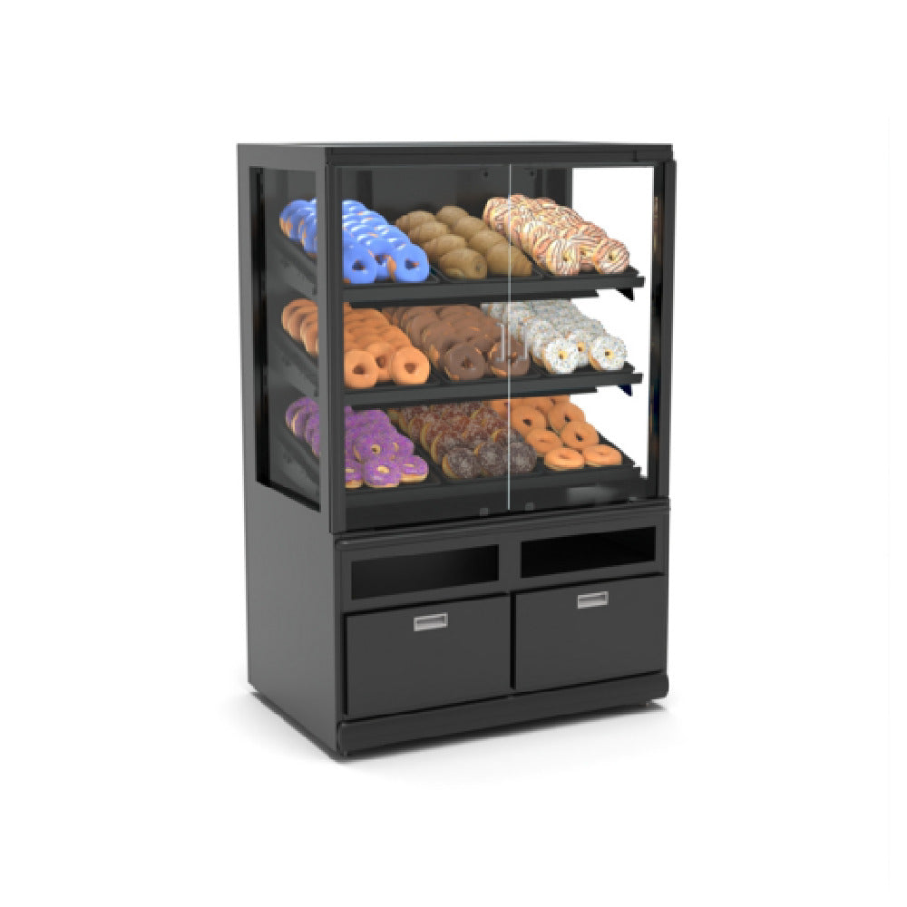 Hussmann DPPGP-38-54M - Delight Ambient Bakery Display Case, 38" W, 58" LED Canopy & Shelf Lighting