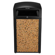 Alpine Industries ALP471-40-STO All Weather Trash Container 40 Gal. 21" X 21" X 41-1/3"H