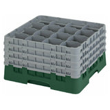 Cambro 16S900119 Camrack® Glass Rack With (4) Soft Gray Extenders Full Size