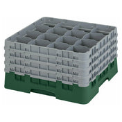 Cambro 16S900119 Camrack® Glass Rack With (4) Soft Gray Extenders Full Size