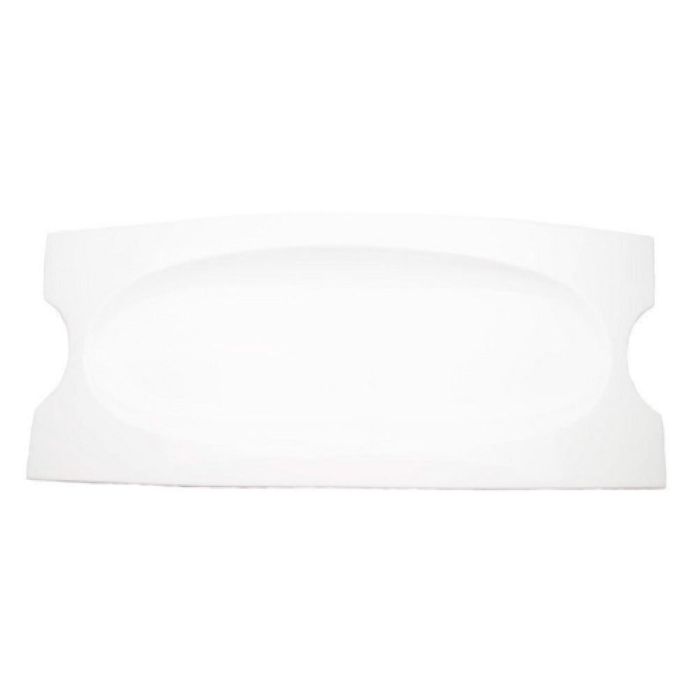 CAC China FSB-28-BLK Fashion Bridge Platter 28"L X 11-1/2"W X 3"H Rectangular