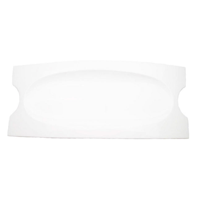 CAC China FSB-28-BLK Fashion Bridge Platter 28"L X 11-1/2"W X 3"H Rectangular