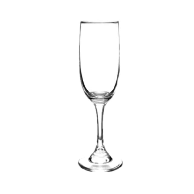 International Tableware 4640 Champagne Flute Glass 6-1/4 Oz. With Stem
