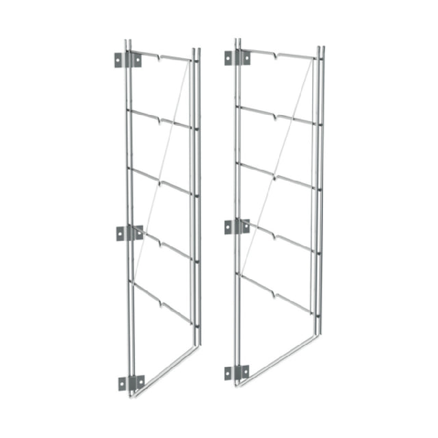 Metro 18WB5C Regular Erecta® Wall Mount 18"D X 31-5/8"H (1) To (5) Shelves Capacity (each Mount Consists Of (2) Shelf Supports & Mounting Brackets) (wall Bolts Or Screws Not Included)
