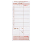 KNG 3173LSE Kng Loose Guest Check 4 Part 4 1/4 In X 9 In