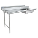 Empura ESDT60L - Soiled Dishtable, 60"W X 30"D X 41.5"H, Straight Design