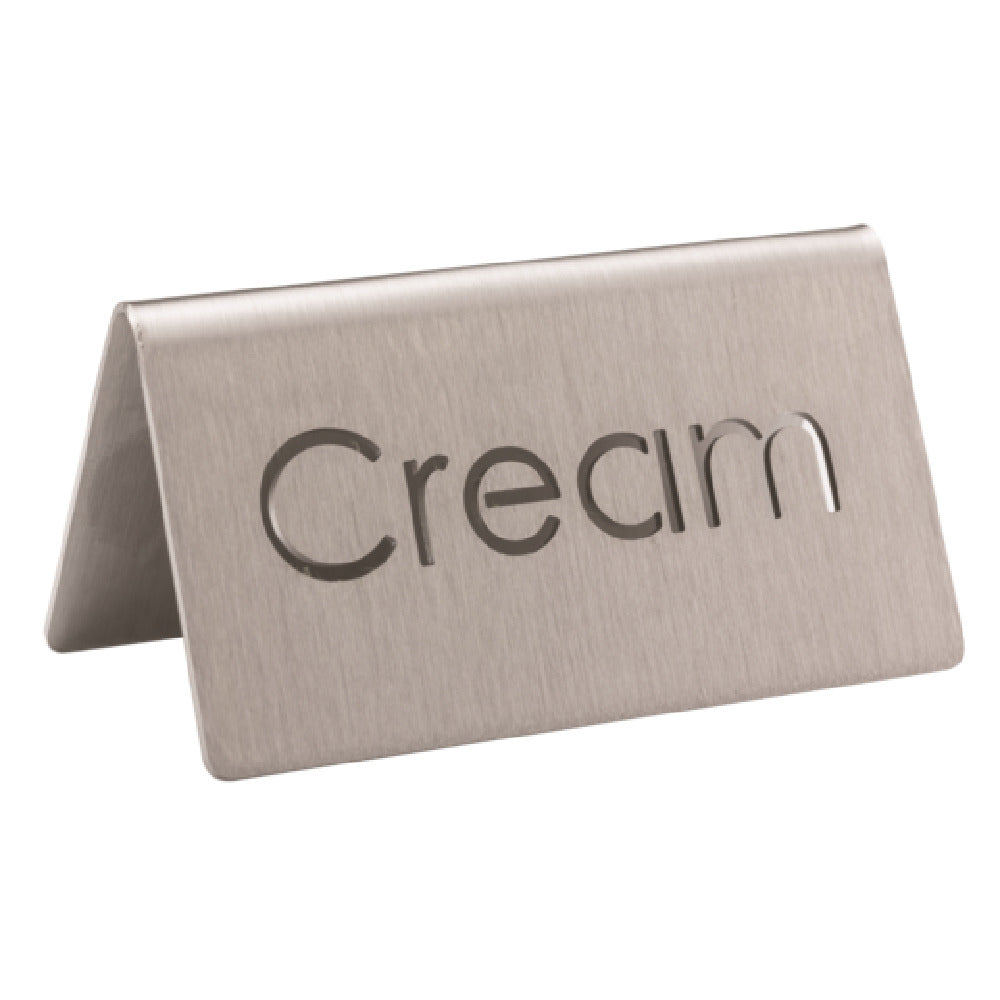 Service Ideas 1C-BF-CREAM-MOD Service Ideas Laser Cut ID Tent Table Tent Cream