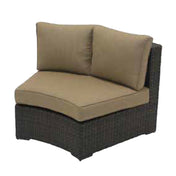 Plantation Prestige Commercial Furniture 8780200-028318 Key Largo Sectional Sofa Deep Seating Curved