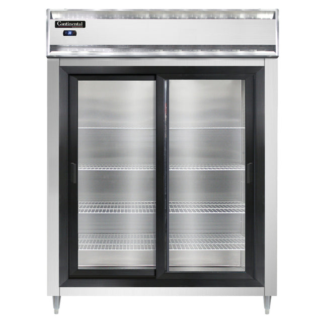 Continental Refrigerator D2RESNSSSGD Designer Line Wide Refrigerator Reach-in
