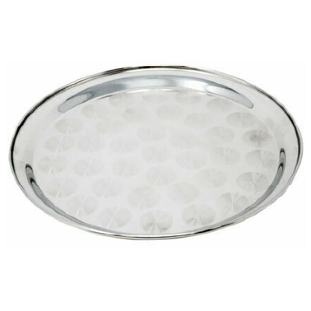 Omcan 80812 14-inch Stainless Steel Round Serving Tray