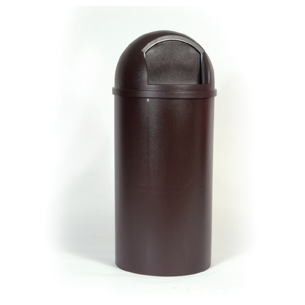 Rubbermaid FG817088BRN Marshal® Classic Container 25 Gallon 18" Dia. X 42"H