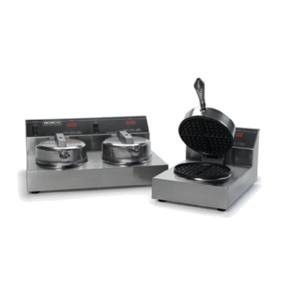 Nemco 7000A-2S240 Waffle Baker Dual Up To 20 (2-7" Dia. Waffles (1/2" Thick) Per Hour)
