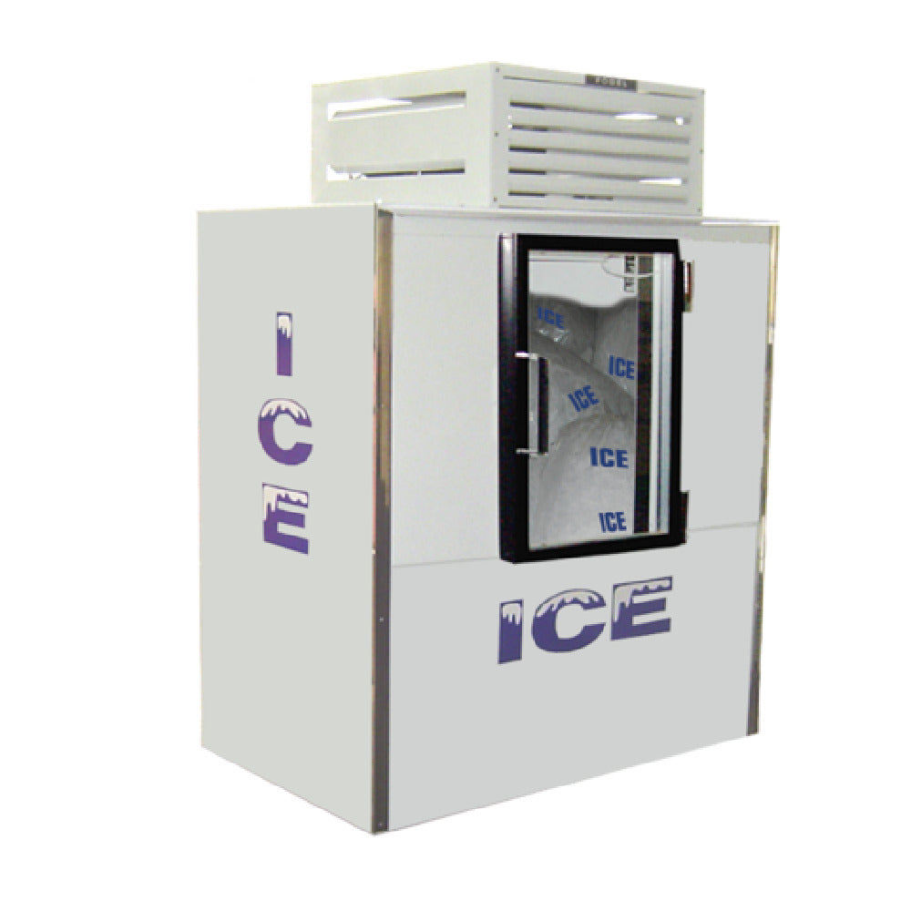 Howard-McCray ICB-1-GL Indoor Ice Merchandiser Bagged Ice 47 Cu. Ft. Capacity