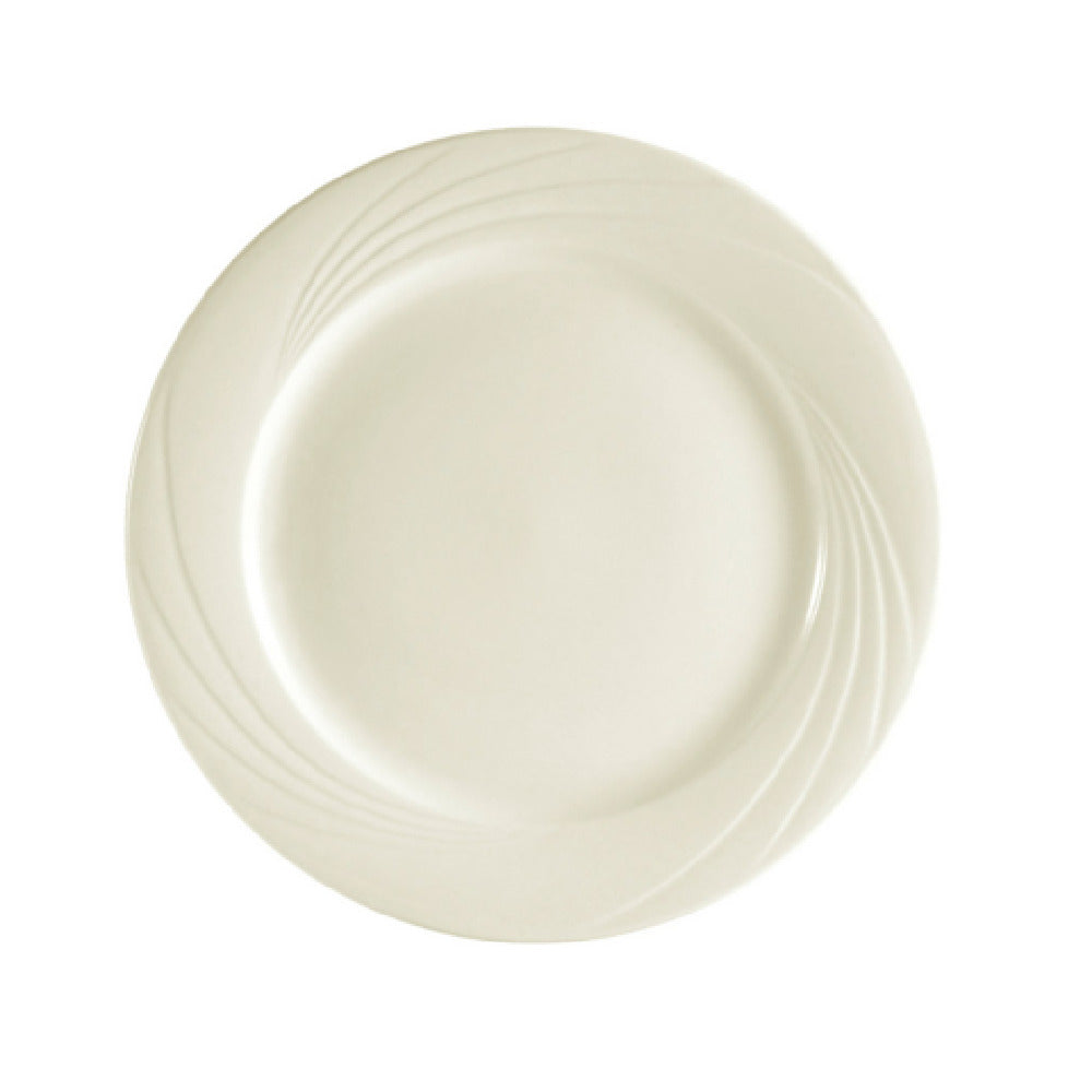 CAC China GAD-6 Garden State Plate 6-1/4" Dia. X 1/2"H Round