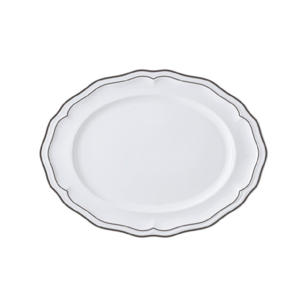 Steelite 62577FP818 Oval Platter 9.0" X 6.75" X 0.875" Adelina