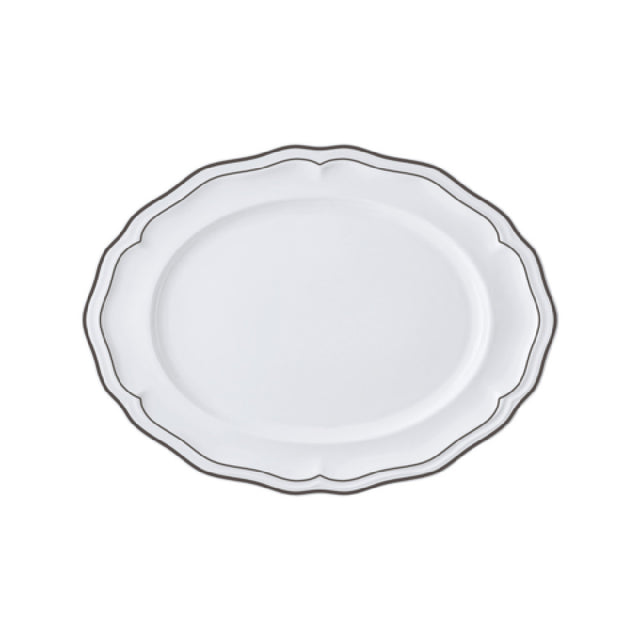 Steelite 62577FP818 Oval Platter 9.0" X 6.75" X 0.875" Adelina