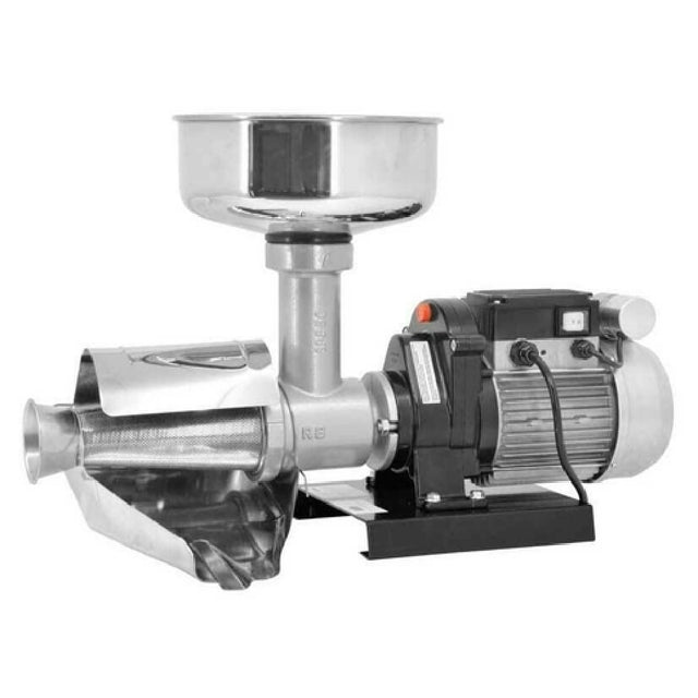 Omcan 18903 (TS-IT-0110-L) Trento Tomato Squeezer Electric 18/10 Stainless Steel Filter Cone