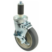 Duke 175562 Caster Stem 5"w/brk 1 1/8"tube