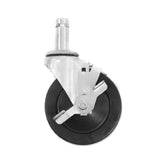 OlympicJ5B Stem/Swivel-Brake Caster 5" Dia. 1-1/4" Face