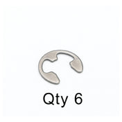 T&S Brass 012512-45M E-Style Snap Ring "NEW STYLE" (6 Each Per Case)