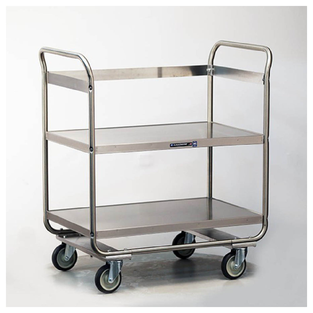 Lakeside 2446 Milk Crate Transport Cart 2-shelf 35-3/4"W X 22"D X 40-1/2"H