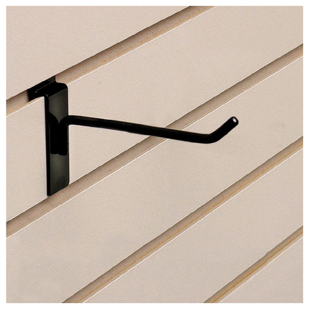 Hubert 67211 - Slatwall Hook, 1/4" Dia. X 4"L, Steel