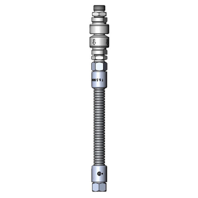 T&S Brass B-0012-VB Hose 12" Flexible